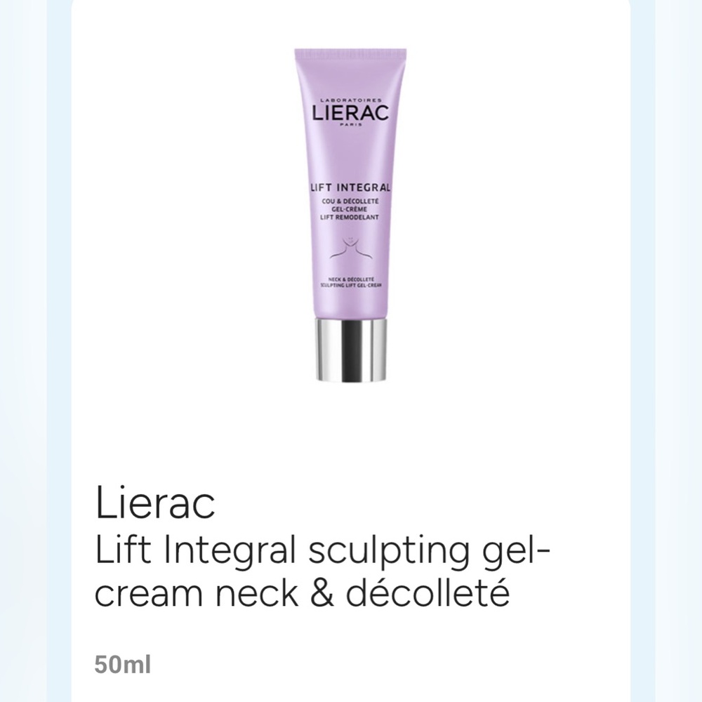 Lierac Lift Integral Sculpting Gel-Cream new
